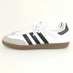 アディダス adidas B75806 SAMBA OG サンバ スニーカー 美品 23cm ホワイト ブラック ☆AA★
