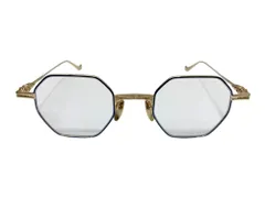 CHROME HEARTS (クロムハーツ) サングラス アイウエア EVACULATION スパイクスクエアフレーム SKY/GP 4□22 133 シルバー ゴールド メンズ/036のサムネイル