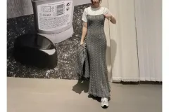 新品 ビスチェワンピース マフラーセット