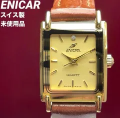 ENICAR 14K 手巻き腕時計 A2927 SWISS老舗 ENICAR エニカ 25石レディース手巻き腕時計 稼動品の