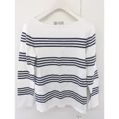 ◇ B MING LIFE STORE by BEAMS ボーダー 長袖 Tシャツ カットソー ホワイト ブラック レディース  【中古】 【1206090006079】