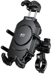 【Kaedear公式(カエディア)】 バイク スマホホルダー 携帯ホルダー バイク用スマホホルダー 振動吸収 マウント Airマウント搭載 デビルホーン KDR-M26C (スマホホルダー)