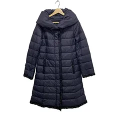 トゥービーシック 黒 ウール ファー付きロングコート TO BE CHIC / トゥー ビー シック （レディース） アウター