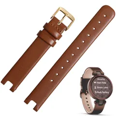 本革バンド 対応Garmin（ガーミン） Lily 交換バンド Garmin Lily レザーバンド 革製 本物のスキン 軽量 素敵 4色 男女通用 快適なデザイン ガーミン Lily 交換ベルト（ ブラウン）