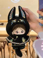 モエ様 ふわふわ ぬい服 ねこみみblack ちびぐるみ いつぬい にじぱぺ モエ様 ふわふわ ぬい服 ねこみみblack ちびぐるみ いつぬい に