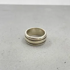 ティファニーグルーブドリング 18号　新品仕上げ　無傷未使用に近い 新品仕上げ | TIFFANY グルーブドリング - レディース 渋谷古着