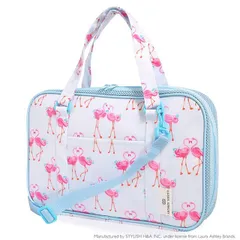 COLORFUL CANDY STYLE 新品  LAURA ASHLEY 書道 習字バッグ Pretty Flamingo 子供用 書道バッグのみ 書道セット 書道バッグ 書道 ケース 習字セット カバンのみ 習字 道具 セット おけいこバッグ 小学校