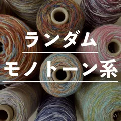 かすり毛糸　ランダム　モノトーン系　ウール　約250g