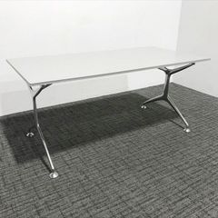 YCAMI ガラス ビンテージ ダイニングテーブル ミーティングテーブル