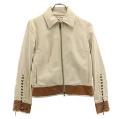 美品 希少カラー マイケルコース ミント レザージャケット ライダース