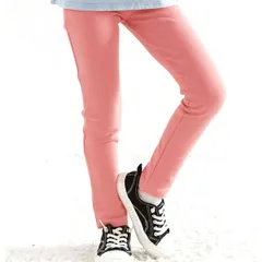 Bee【クーポン利用で20％OFF♪】ストレッチパンツ◇スキニー×ローズピンク◇韓国子供服 韓国子ども服 韓国こども服 キッズ 女の子 ガールズ 100 110 120 130 140 150