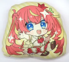 【中古】クッション・本体 A.芽唯(わーい!/イエロー) 2周年ふかふかミニクッション 「バーチャルYouTuber 芽唯」