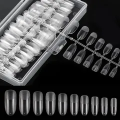 【新着商品】ネイルアート マニキュア 無痕 つけ爪 サンディング不要 ネイル延長 長さだしチップ 付け爪 ジェルチップ クリア 超薄型 240枚セット 収納ケース付き クリアチップセット ネイル オーバル ネイルチップ 透明 Annhua