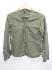 ◇ Θ URBAN RESEARCH DOORS ダブルジップアップ 長袖 ブルゾン サイズF カーキ レディース E  【1410230014804】