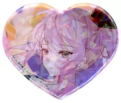 【中古】バッジ・ピンズ 暁山瑞希 キラキラビッグハート型缶バッジ“ミュージックビデオ”Vol.4 「プロジェクトセカイ カラフルステージ! feat. 初音ミク」