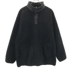 UNIQLO ユニクロ ホワイトマウンテニアリング コラボ オーバーサイズ フリースジャケット XL ブラック x White Mountaineering プルオーバー メンズ 古着