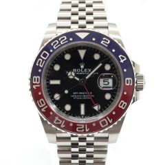 【天白】【ROLEX】ロレックス GMTマスター2 126710BLRO ジュビリーブレス 赤青 SS 21年保 箱 ステンレス 自動巻 メンズ 腕時計 仕上済【中古】