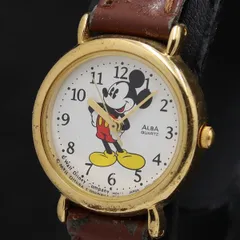 SEIKO - ALBA デジタル腕時計 ミッキーマウス レトロ ディズニー