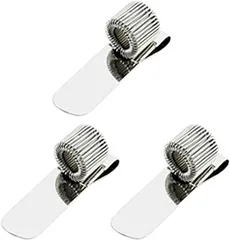 Rimikuru ペンホルダー クリップ付き 3個セット ボールペン フック クリップ式ペンホルダー 手帳 ノート( 縦向き1穴タイプ)