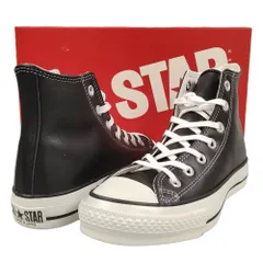 CONVERSE コンバース BILLYS 別注 LEATHER ALL STAR J HI レザー オールスター ハイ シューズ スニーカー ブラック 24.5cm 正規品 / 35582