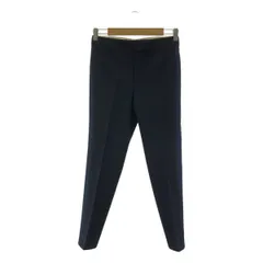 【Drawer ドゥロワー】シルクドロストテーパードパンツ　ブラック　34 Drawer ドゥロワー】シルクドロストテーパードパンツ ブラック