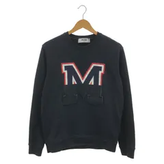 【中古】MSGM Mロゴ スウェットトレーナー サイズS 黒[91]のサムネイル