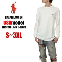 【新品・未使用】【ネヴィス】ラルフローレン 長袖 Tシャツ メンズ レディース キッズ 大きいサイズ USAモデル RALPH LAUREN サーマル ロンT 長袖Tシャツ おしゃれ ロゴ ポロ ラルフ ブランド S M L XL 2XL
