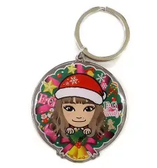 【中古】キーホルダー・マスコット(女性) MIYUU(E-girls) メタルキーホルダー Xmas 2018 ver. EXILE TRIBE STATION オンラインカプセル