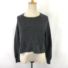 URBAN RESEARCH【アーバンリサーチ】 セーター レディース【size:F/グレー/gray】ウール100%/ショート丈/Tops/knit◆BJ011-a
