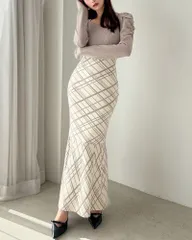 【SALE】ショルダーオープンマーメイドニットワンピース/RESEXXY/リゼクシー/152520323401