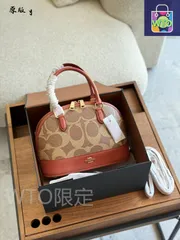 【今日WTO】Coach コーチ サブリナ サッチェル クラシックボウリングシェルバッグ 復刻回? 4色展開 百搭造型 24cm ボックス包装付属-WTO輸入2-OUI78