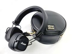 未使用品!! Marshall × Miu Miu コラボ ヘッドフォン ブラック マーシャル ミュウミュウ