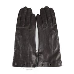 FENDI フェンディ 手袋 8G0003 00PJ4  ナッパレザー(牛革) ダークブラウン  グローブ 【本物保証】