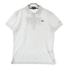 サイズ：4 PEARLY GATES パーリーゲイツ 2023年モデル 半袖ポロシャツ ボーダー柄 ホワイト系 [240101440213] ゴルフウェア メンズ ストスト