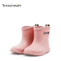 ライトピンク　女の子 男の子 レインブーツ レインシューズ キッズ 雨靴 子供用 中敷き付き 完全防水 軽量 滑り止め ボーイズシューズ 快適 PVC やわらかい ジュニア 梅雨対策 通園 通学 おしゃれ アウトドア 遊び着 防汚