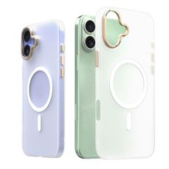 Plus ケース magsafe対応 AERO 16 FRAME マットクリア [ マグネット搭載 iPhone メタル 高耐久 ポリカーボネート ] araree アイフォン 保護カバー AR27138i16PL クリアマット【国内正規品】