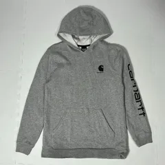 Carhartt カーハート US古着 袖プリント パーカー