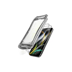 NIMASO ガラスフィルム iPhone 16 Pro 用 強化ガラス 黒縁 全面 保護フィルム 自動除塵 超簡単貼り付け 耐衝撃 指紋防止 ガイド枠付き 2枚セット アイフォン16 プロ対応（6.3インチ）DSP24G1409 1