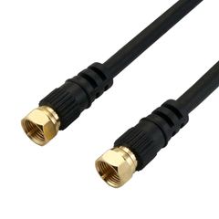 【新着商品】5.0m ブラック S-4C-FB同軸 BS/CS/地デジ/4K8K放送対応 アンテナケーブル 両側F型ネジ式コネクタ ストレート/ストレートタイプ HORIC HAT50-042SSBK
