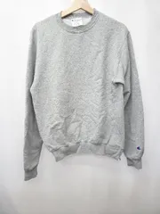 ◇ ⊇ Champion チャンピオン 裏起毛 長袖 トレーナー スウェット サイズS グレー系 レディース E  【1507160004590】