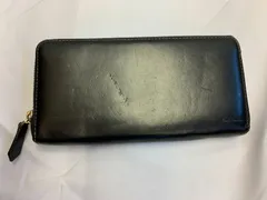 ▼ Paul Smith ポールスミス レザー ラウンドジップ ファスナー 長財布 財布 ウォレット 小銭入れ 札入れ ブラック系