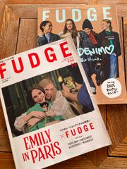 【古本】【２冊セット】①FUDGE ファッジ　2024年11月号　保存版！パリ大特集　EMILY IN PARIS MEETS FUDGE  ②ファッジ　FUDGE 2024年12号　vol.257 金曜はデニムの日