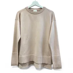 美品 MARELLA マレーラ ニットプルオーバー サイズS ピンク クルーネック セーター ラメ使い  ドロップショルダー スリット オーバーサイズ ゆったり レディース 秋 ゴーゴー古着久喜倉庫店 草2027のサムネイル