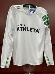 アスレタ　プラクティス長袖Tシャツ　M  ビッグロゴサッカー　フットサル
