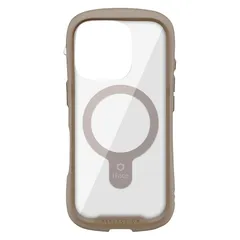 iFace MagSafe 対応 Reflection iPhone 16 Pro ケース MagSynq クリア 強化ガラス(ベージュ)【アイフェイス アイフォン16プロ 用 スマホケース iphone16pro カバー マグセーフ 耐衝撃 透明 ストラ
