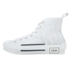 ⭐️定価16万円⭐DIOR B23 オブリーク ハイトップスニーカー 白 27cm Dior ディオール B23 High Top Logo Oblique オブリーク