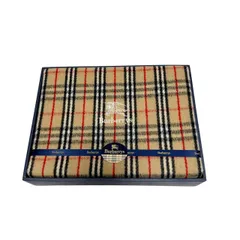 【未使用】BURBERRY バーバリー　ウール毛布　140×200 ブラウン 未使用 バーバリー ウール毛布 一重 - メルカリ