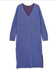 AMERI Vintage CHAMBRAY LIKE 2WAY LONG KNIT シャンブレーライク2way ロングニット