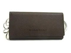 ■新品■未使用■ BURBERRY バーバリー レザー キーリング付き 4連 キーケース 鍵入れ メンズ ブラウン系 AV4638のサムネイル