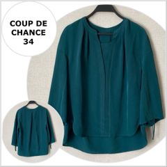 A0354【美品♪】クードシャンス　スキッパーブラウス